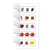 Nouveaux designs Match-3 Win Easy Open pour impression sérigraphique sur carton couché numérique, carton duplex CMYK pour tickets à languette personnalisés