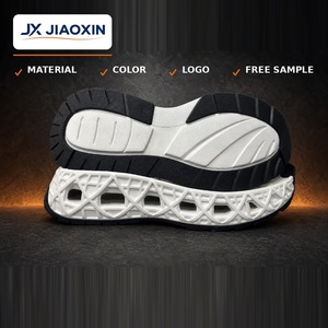 Semelles de chaussures en caoutchouc EVA TPR, semelle intermédiaire en mousse à motif losanges, <span class=keywords><strong>amortissante</strong></span> et rebondissante, pour baskets décontractées, vente en gros - Product Image 1