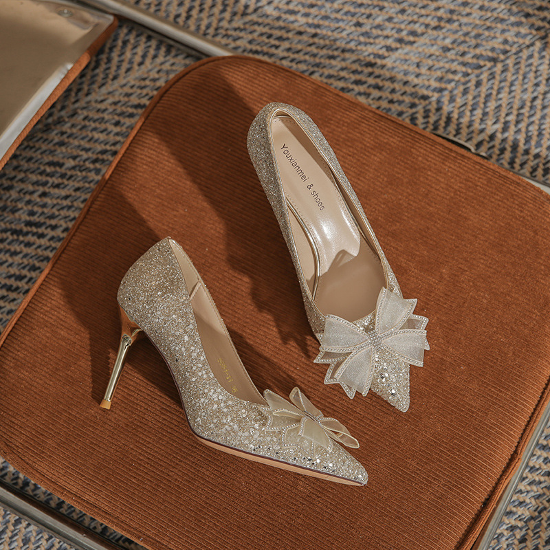 Champagne / heel 6.5cm