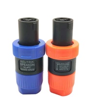 Câble Speakon NL4FC pour amplificateur Crown, adaptateur jack audio XLR 4 pôles à verrouillage par torsion compatible Neutrik Speakon