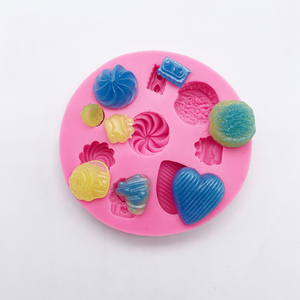 B0005 Mini sucettes, <span class=keywords><strong>bonbons</strong></span>, formes de crème glacée Silicone sans danger pour la confiserie gâteau moule <span class=keywords><strong>bonbons</strong></span> chocolat Fondant Sugarcraft - Product Image 4