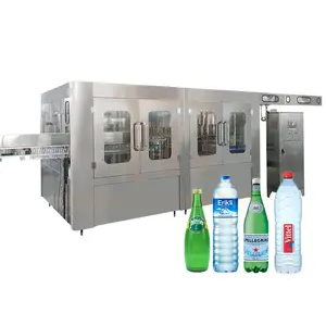 Máquina de llenado de aceite de botella de PET automática de alta precisión Línea de llenado de máquina embotelladora de salsa rotativa de producción rápida