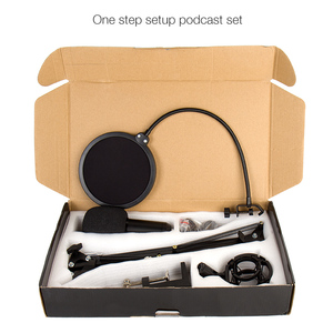UM80Kit Microfono a Condensatore USB in Metallo per PC, per Streaming Live, YouTube e Registrazione Podcast - Product Image 6