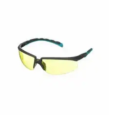 3ม.™โซลัส™ชุด2000 S2003SGAF-BGR Grey/Blue-Green Temple Scotchgard™เลนส์สีเหลืองอำพันเคลือบป้องกันหมอก - Product Image 1