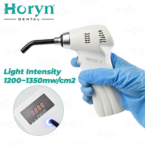 Lampe <span class=keywords><strong>de</strong></span> photopolymérisation LED dentaire Horyn 5-40s en alliage d'aluminium, lampe <span class=keywords><strong>de</strong></span> polymérisation colorée en métal pour usage en clinique dentaire et vétérinaire - Product Image 3