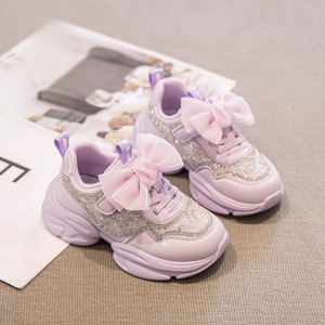 Zapatillas Deportivas Infantiles con Lazo, Suela Blanda y Cierre de Velcro, Zapatillas Escolares para Niñas, para Actividades al Aire Libre - Product Image 6