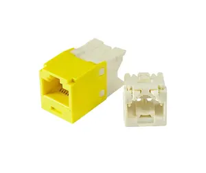 Conector de passagem tipo RJ45 Keystone Jack Módulo de rede RJ45 Cat6