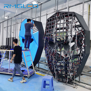 Maschera RMGLED P5 P4 per interni a led video wall bar ktv camere nightclub interattivo a led a forma di maschera occhio nudo 3D LED DJ - Product Image 4