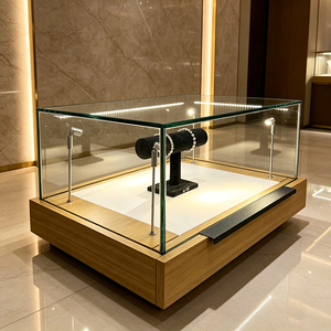 Design di Lusso per Gioiellerie del Medio Oriente, Vetrine Personalizzate in Vetro con Illuminazione LED, Design d'Interni per <span class=keywords><strong>Negozi</strong></span> di Gioielli - Product Image 6