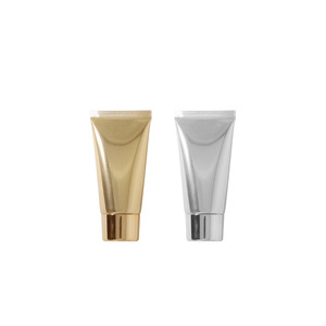 EN STOCK SANS QUANTITÉ MINIMALE DE COMMANDE <span class=keywords><strong>Tube</strong></span> en aluminium doré et plastique de 30 ml 30 g pour crème pour les mains, crème pour le visage, lotion, écran solaire, emballage cosmétique - Product Image 6
