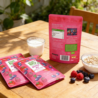 Premium meerlaagse staande zipzak, voedselveilig, milieuvriendelijk, recyclebaar, voor snacks, noten, gedroogd fruit, dierenvoer, op maat gemaakt