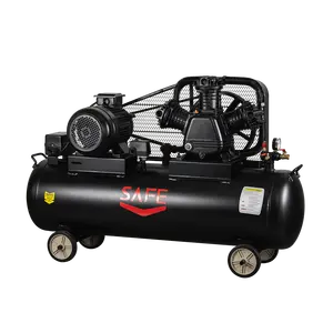 Compressor de pistão industrial SAFE Compressor de ar de 60 galões com motor portátil confiável de 12 barras Componente do motor