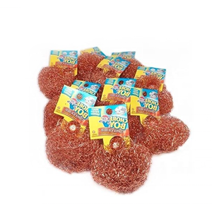 Tampons à récurer en cuivre Pop Chore Boy en gros, avec une forte absorption d'eau et une résistance aux UV, prêts à être expédiés aux États-Unis - Product Image 4