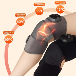 Pemijat lutut getar pemanas, pemijat lutut 3 tingkat kekuatan dapat disesuaikan penghilang nyeri Arthritis kompresi udara - Product Image 5