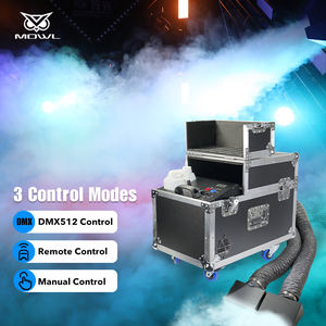 3000W 더블 튜브 물 안개 낮은 안개 기계 DMX 원격 거짓말 연기 기계 메이커 헤이저 장비 무대 파티 결혼식 - Product Image 3