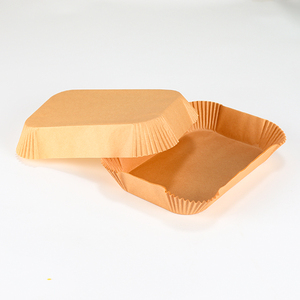 Papier de cuisson parchemin pour <span class=keywords><strong>friteuse</strong></span> à <span class=keywords><strong>air</strong></span> rectangle Offre Spéciale 8.6x5.5in pour <span class=keywords><strong>friteuse</strong></span> à double <span class=keywords><strong>air</strong></span> Ninja Gourmet pour la cuisson du pain - Product Image 5