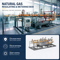 Système de régulation de gaz GNC direct usine avec télécommande sans fil, station de mesure de pression et de régulation des données haute performance