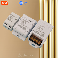 Module intelligent Tuya ZigBee 3.0 haute puissance Wi-Fi AC 85-265V, interrupteur de contact sec momentané, télécommande vocale, minuterie, éclairage, maison américaine