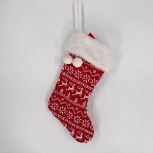 Chaussettes de Noël personnalisées sur mesure, nouvelle collection, vente en gros d'usine, chaussettes de Noël de 45 cm, décorations de Noël, cadeaux, prix réduits - Product Image 2