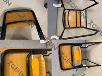 Muebles para Escuela Secundaria, Conjunto de Escritorio y Silla para Estudiantes, Escritorio y Silla Escolar de Madera