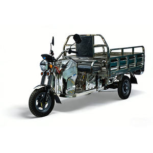 Vente directe usine – Tricycle électrique de fret <span class=keywords><strong>en</strong></span> acier inoxydable, carrosserie ouverte, capacité de charge 800 kg, puissance 1200 W, vitesse 40-45 km/h, prix bas - Product Image 1