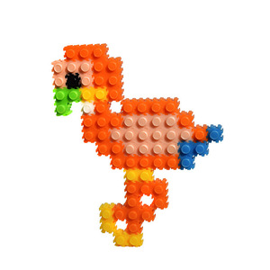 Serie Animal 2025 <span class=keywords><strong>Mini</strong></span> bloques de construcción DIY juego de juguetes de plástico creativo regalo del Día de San Valentín para niños - Product Image 1