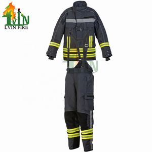 Combinaison ignifuge PBI Nomex, équipement de pompier, combinaison de pompier, veste de pompier NFPA 1971 EN469 4 couches - Product Image 1