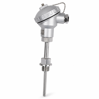 HK-PT120 Pt100 RTD Temperature Sensor Armored 304 Stainless Steel Probe IP65 for Industrial Liquid and Gas Measurement