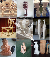 Machine à bois cnc 3 4 5 axes, fraiseuse avec certificat SGS pour les jambes, sculpture de sculptures 3d