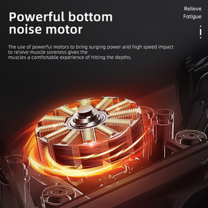 Professional Grade Fascia <b>Gun</b> With 12 Speed Levels Brushless Motor USB Rechargeable Massage <b>Gun</b> For Muscle Relaxation - Product Image 3