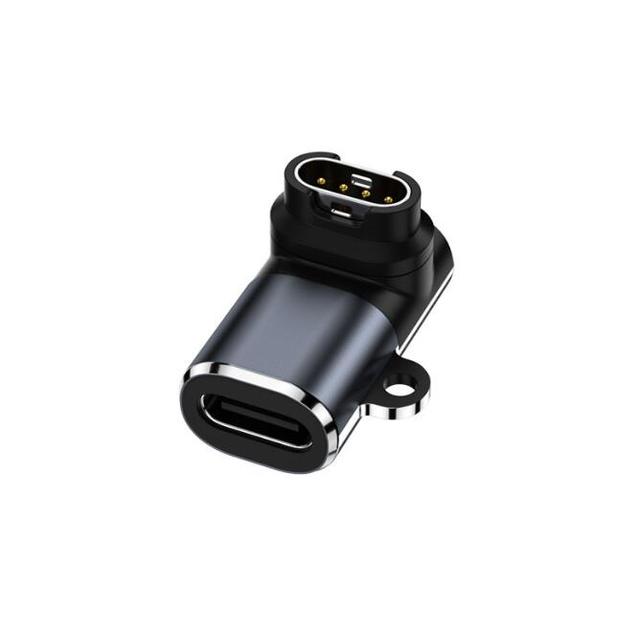 USB-C Female to for Garmin Watch Charger to 8-Pin Adapter 90 Degrees Garmin Watch Charger Connector Male Adapter