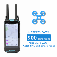 Équipement portable de détection de drones 100 MHz-6 GHz avec suivi des pilotes et détection RID