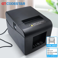 Imprimante thermique GTCODESTAR 80 mm, imprimante thermique de bureau économique, imprimante thermique USB mobile pour tickets et reçus