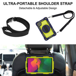 जीसकेस हाइब्रिड कवच 360 लिए जीसांड हाइब्रिड कवच रोटेशन टैबलेट केस 4 ग्राम 8.7 "क्रॉसबॉडी स्ट्रैप टैबलेट बैक कवर - Product Image 6