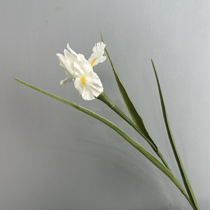 TH1414 Décoration haut de gamme Fleurs en soie artificielles Fleurs d'<span class=keywords><strong>iris</strong></span> réalistes pour la mise en page de mariage d'hôtel de Noël pour le salon - Product Image 6