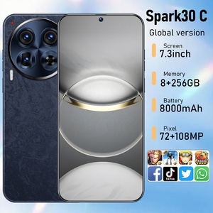 Copie étincelle 30 <span class=keywords><strong>pro</strong></span> smartphone 256gb 7.3 90hz amo diode électroluminescente dot display 8-core grande batterie téléphone mobile - Product Image 5