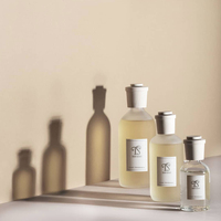 50ml 100ml 200ml 500ml 1000ml diffuseur de roseaux de luxe bouteille pots conteneurs noir diffuseur de roseaux vide bouteille en verre avec boîte