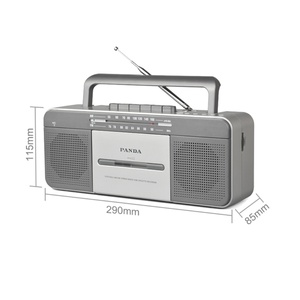 Grabadora de Casetes Clásica Popular para Uso Doméstico, Grabadora de Casetes Portátil Vintage con Radio AM/FM - Product Image 1