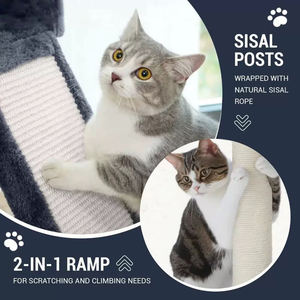 Gaya baru besar multi-lapisan mewah mewah pohon kucing penggaruk pohon kucing bingkai memanjat kucing tiang penggaruk - Product Image 3