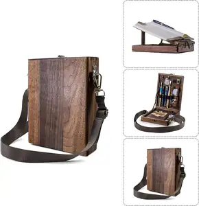 Multi-Function Portable Wooden Desktop Painting Drawing Easel With Storage Box