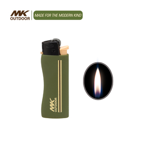 Briquet coupe-vent jetable MK en forme de cœur, de qualité supérieure, verrouillable, pour étui de téléphone - Product Image 3