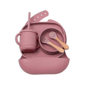 Diviseur carré imprimé de qualité alimentaire sans BPA enfants alimentation divisée assiettes en Silicone <span class=keywords><strong>repas</strong></span> bébé pour enfants bébé enfants - Product Image 6