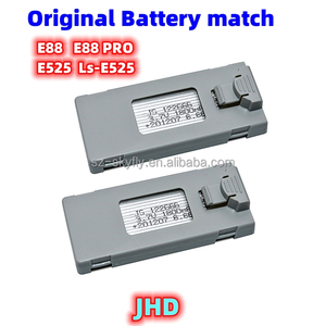 JHD 3.7V 1800Mah originale RC mini Drone accessorio batteria per E88 E88PRO LS-E525 E525 PRO riparazione sostituzioni parti accessori - Product Image 4