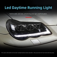 Ensemble de phares modifiés pour Toyota Mark X 2005-2009, mise à niveau LED DRL, clignotants séquentiels dynamiques, projecteur de phare