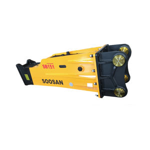 Martillo hidráulico SOOSAN SB 151 Tipo de caja adecuado para excavadoras pesadas con peso de portador 40-55 toneladas para trabajos de demolición - Product Image 1
