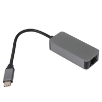Adaptador VCOM USB-C a RJ45, Sin Necesidad de Controladores, Tarjeta de Red Externa para Portátil, 2.5 Gigabit, para Oficina, Computadora, Internet