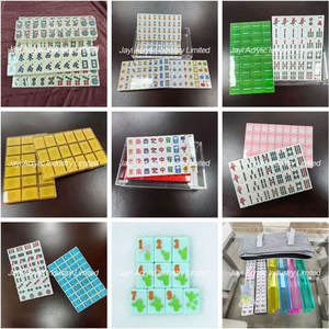 Fabrika Özel Baskılı Evcil Köpek Mahjong Taşları Akrilik Amerikan Mahjong Seti Mahjong Oyunu - Product Image 4