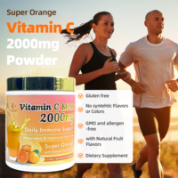 Poudre de Vitamine C 2000mg Max Nouvelle Formule Quotidienne pour le Soutien Immunitaire et la Production de Collagène