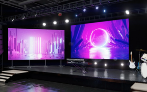 จอแสดงผล LED สำหรับภายนอกอาคาร ความละเอียด 1080P กันน้ำระดับ IP65 ติดผนัง สีฟ้าอ่อน ความสว่าง 5000 cd 178 °   มุมมองการมองเห็น - Product Image 3