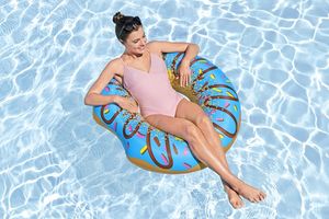 Bestway 36118 - <span class=keywords><strong>Flotador</strong></span> Inflable Circular en Forma de <span class=keywords><strong>Donut</strong></span> para Piscina, Juguete Acuático para Niños y Adultos, Venta al por Mayor de Fábrica - Product Image 6